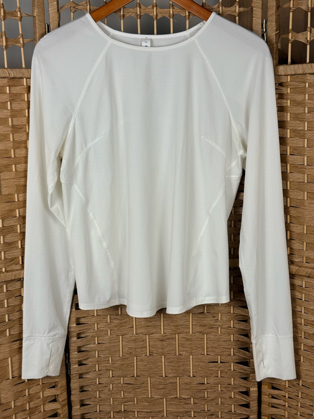 Lululemon Lightweight Stretch Running Long Sleeve White Size 6